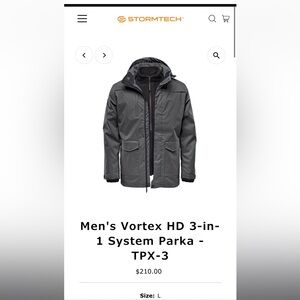 Stormtech Vortex HD 3-in-1 parka